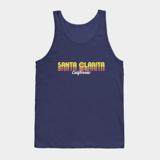 Retro Santa Clarita California Tank Top